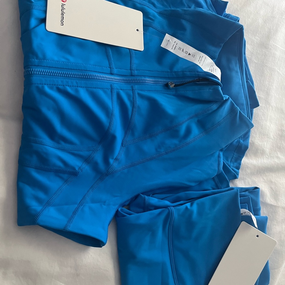 Lululemon Blue Zip-Up Jacket & pants